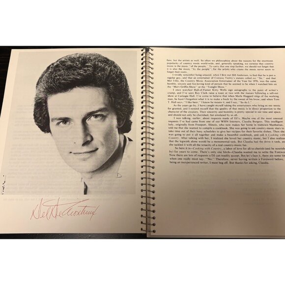 Cooking With Country Cookbook By Claudia Burgess 1978 Recipes & Biographies - Picture 5 of 9